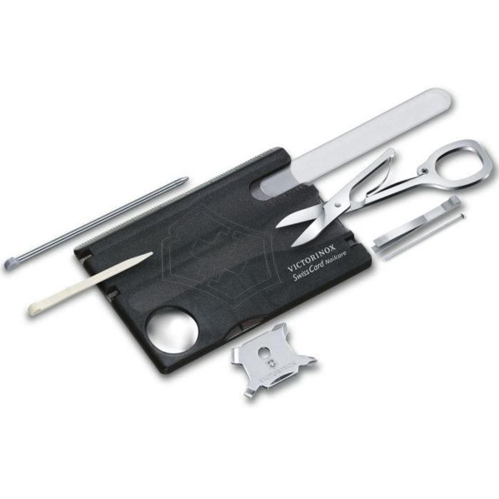 Мультитул Victorinox SwissCard NailCare Transparent Black (0.7240.T3)