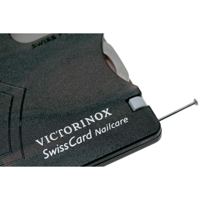 Мультитул Victorinox SwissCard NailCare Transparent Black (0.7240.T3) зображення 4