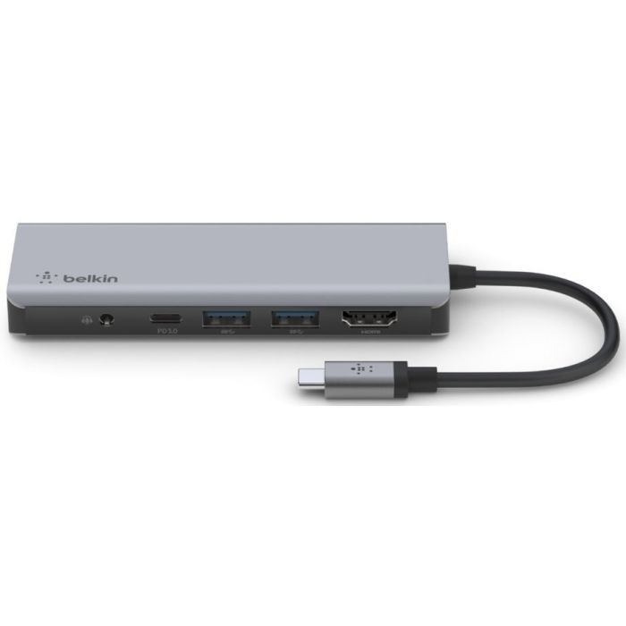 Концентратор Belkin USB-C 7-in-1 Multiport Dock (AVC009BTSGY) зображення 5