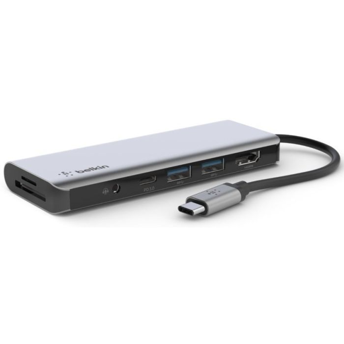 Концентратор Belkin USB-C 7-in-1 Multiport Dock (AVC009BTSGY) зображення 6