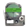 Стрічка для принтера етикеток UKRMARK RL-E-K4GBP-BK/GR, аналог LK4GBP. 12 мм х 9 м (900268)