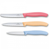 Набір ножів Victorinox SwissClassic Paring Set 3 шт Light Blue, Orange, Red (6.7116.34L1) зображення 2