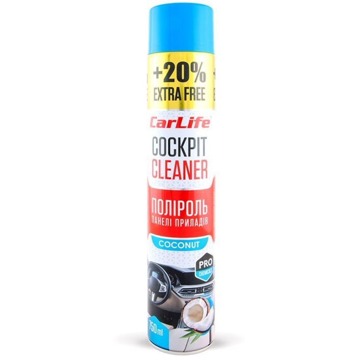 Автополироль CarLife Кокос Cockpit Cleaner 750мл (CF758)