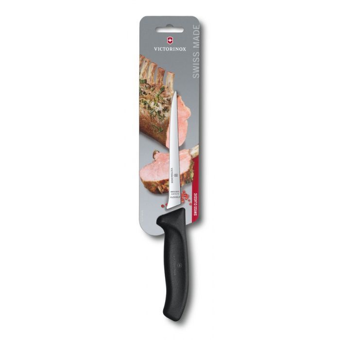 Кухонный нож Victorinox SwissClassic Boning Flex 15 см Black (6.8413.15B)