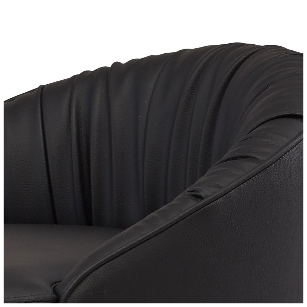 Кухонний стілець Concepto Sheldon напівбарний чорний (HBC832A-PU-52S-BLACK) зображення 4