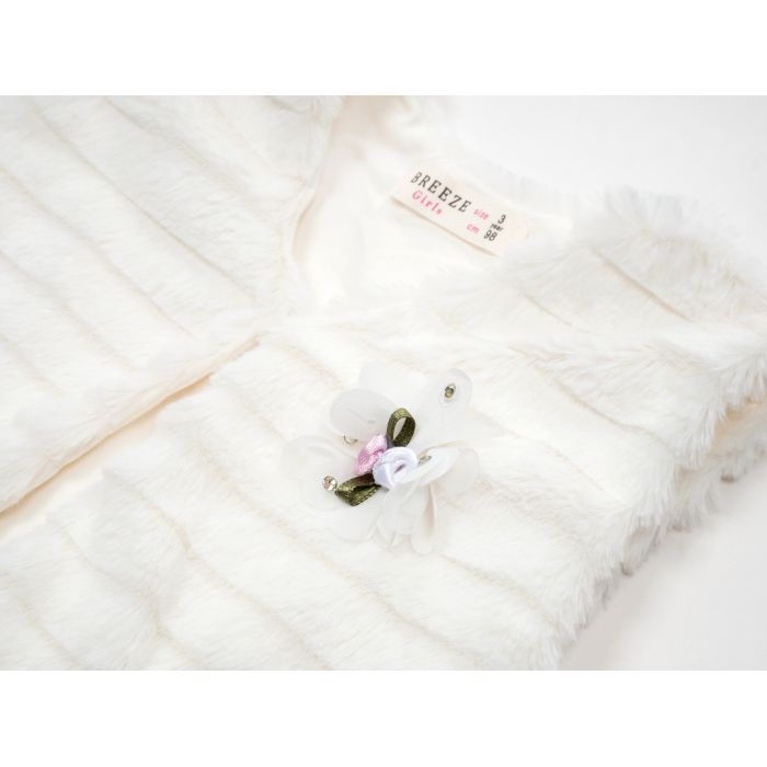 Жилет детский Breeze из искуственного меха (8026-86G-cream) изображение 3