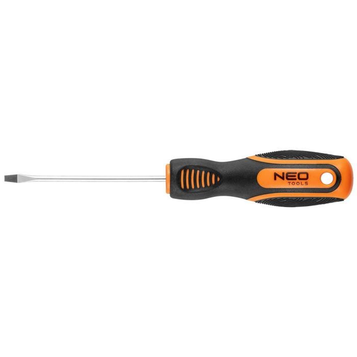 Отвертка Neo Tools шлицевая 3x75 мм, CrV (04-171)