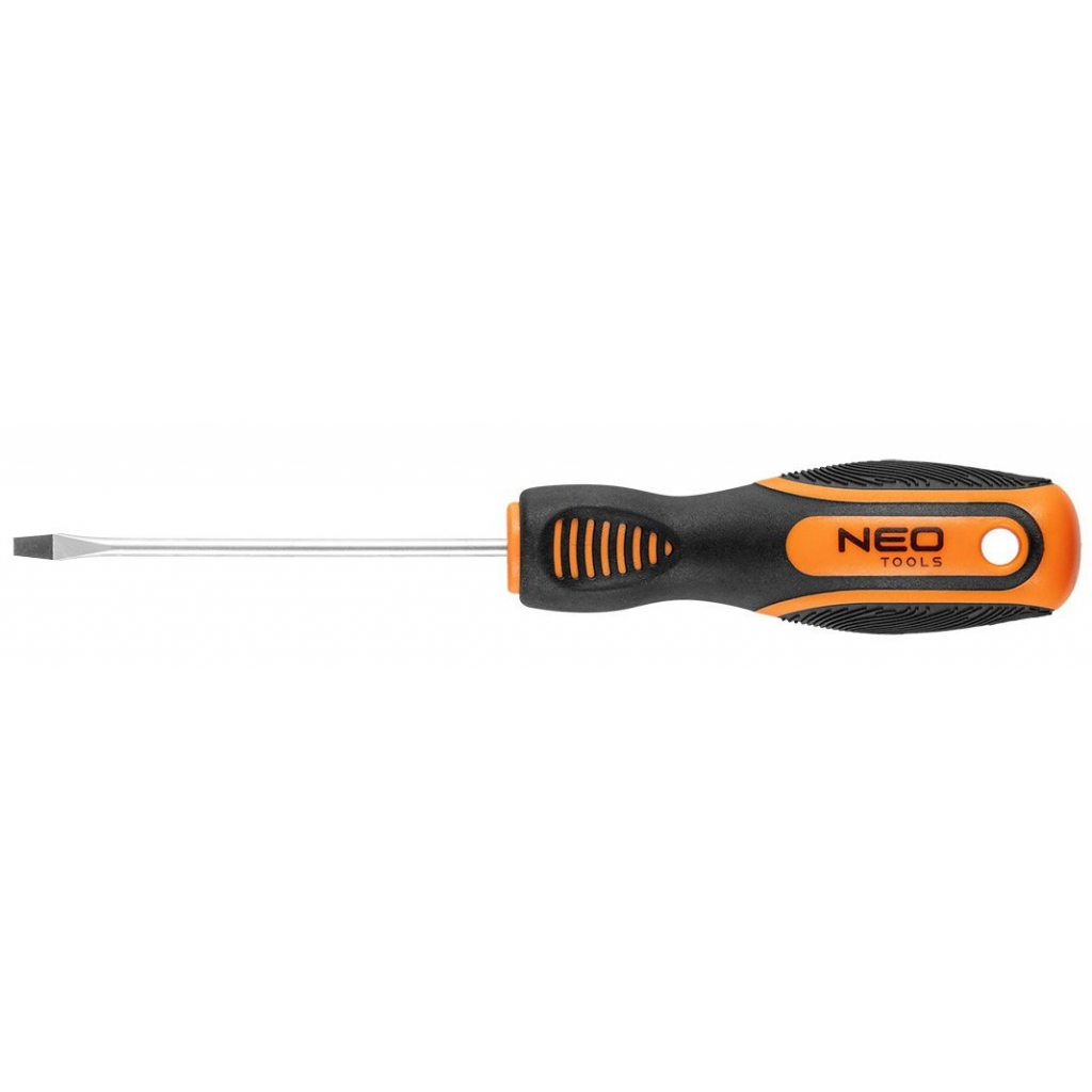 Отвертка Neo Tools шлицевая 3x75 мм, CrV (04-171)