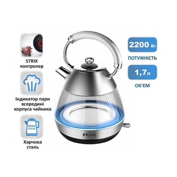 Электрочайник PRIME Technics PKG 1795 S изображение 5