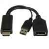 Переходник HDMI to DisplayPort, 4K 30Hz Cablexpert (A-HDMIM-DPF-01)