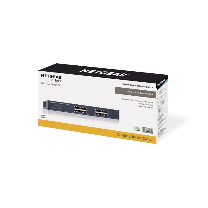 Комутатор мережевий Netgear JGS516-200EUS зображення 5