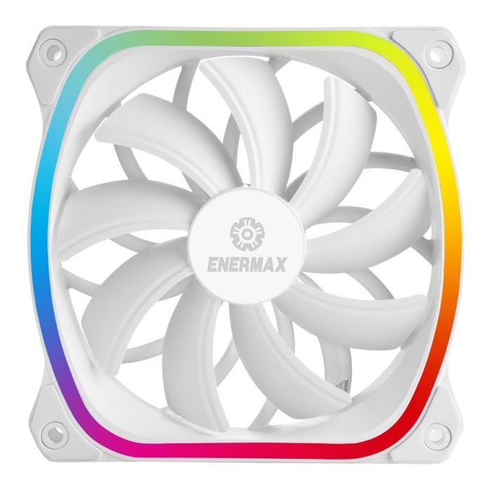 Кулер для корпуса Enermax SQUA RGB WHITE 3x 120 mm (3 PACK) (UCSQARGB12P-W-BP3) изображение 3