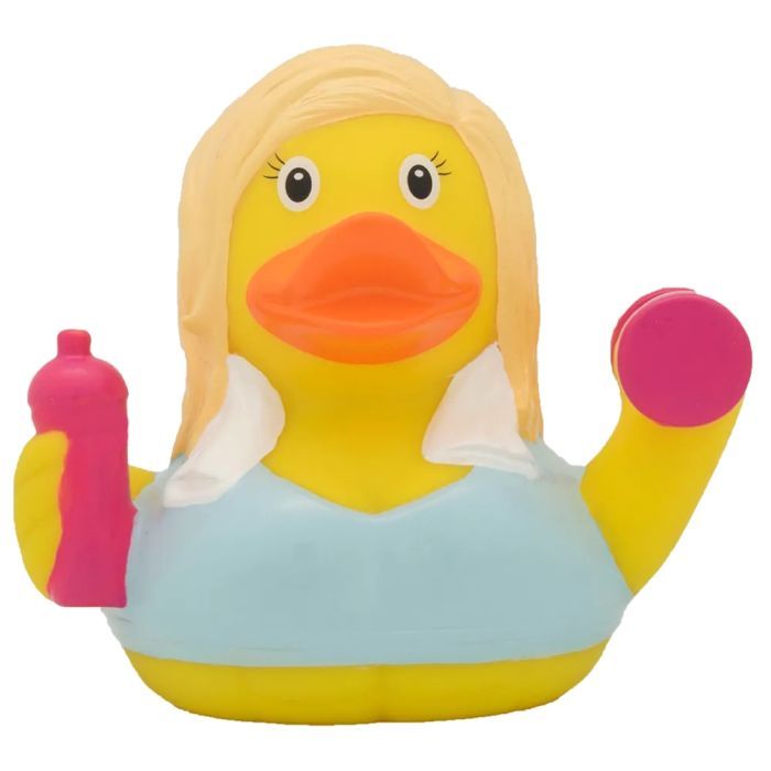 Игрушка для ванной Funny Ducks Утка Фитнес девушка (L1279) изображение 2