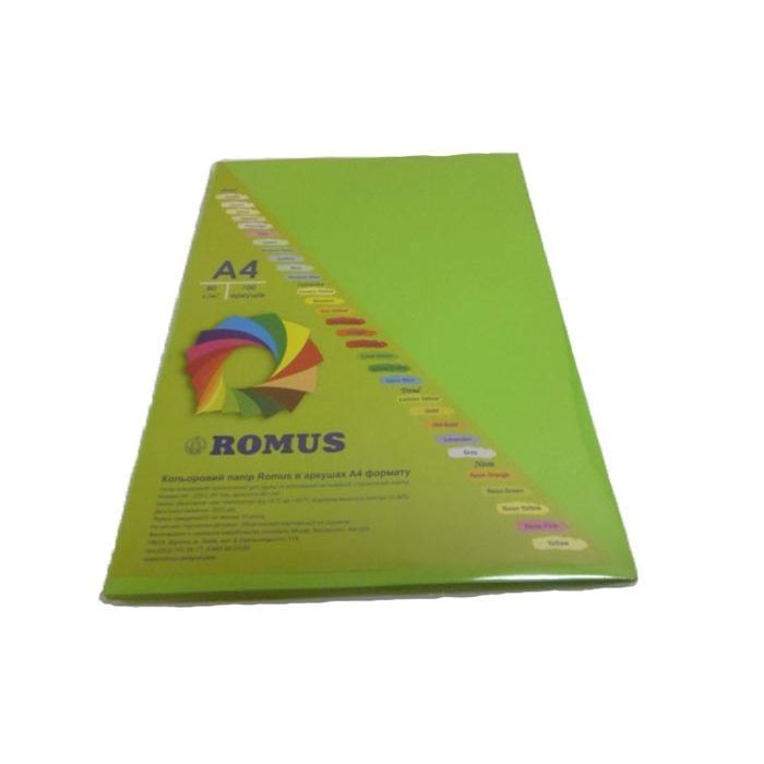 Бумага Romus A4 160г/м2 100sh Green linden tree (R50867)