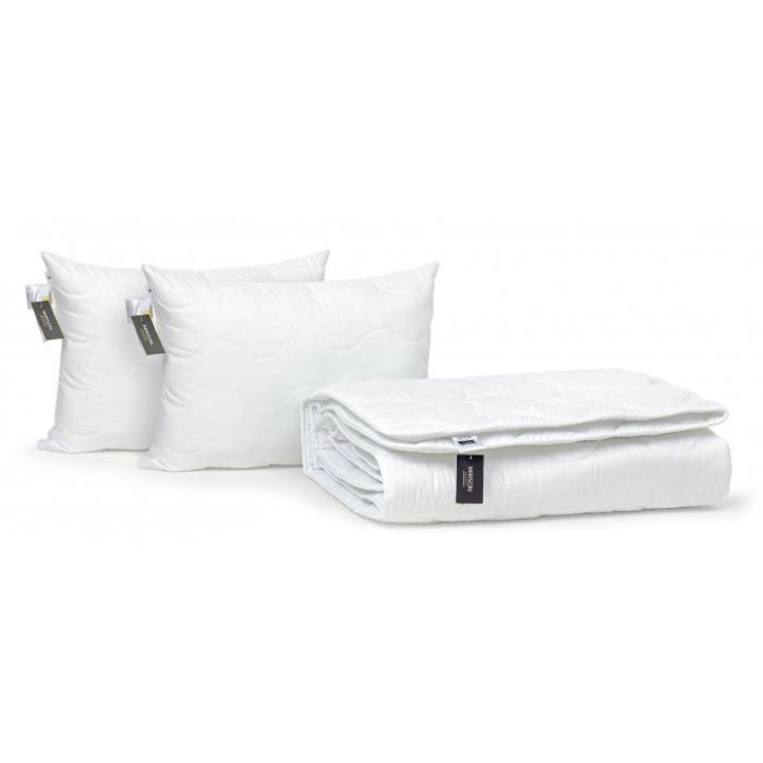 Ковдра MirSon Набір BamBoo №1684 Eco Light White Ковдра 172х205 + подушки (2200002655750) зображення 4
