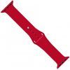 Ремінець до смарт-годинника Intaleo Silicone для Apple Watch 38/40 mm red (1283126494321)
