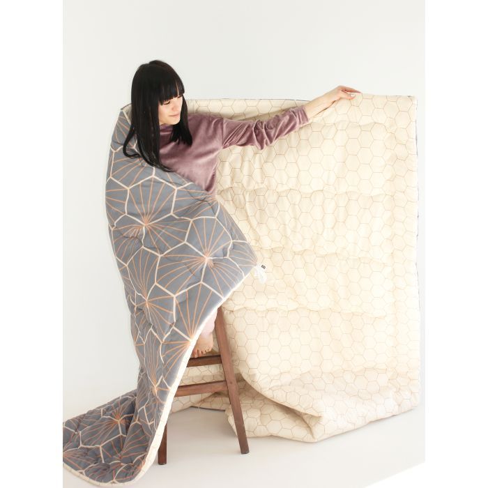Ковдра MirSon антиалергенна з Eco-Soft Зима №4092 Color Fun Line Geometry 110х140 (2200004873992) зображення 6