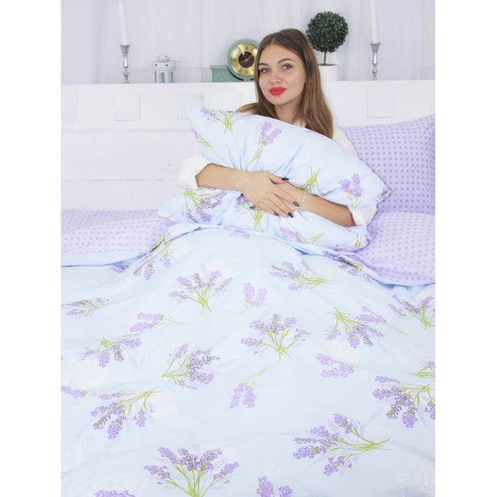 Постельное белье MirSon Бязь Ranforce Elite 17-0130 Lavender sea 110х140 (2200004661698) изображение 3