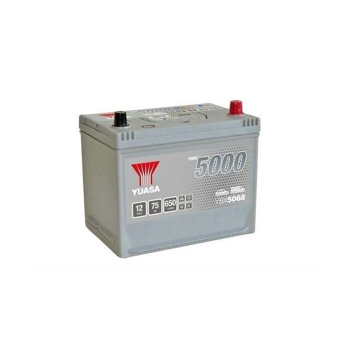 Аккумулятор автомобильный Yuasa 12V 75Ah Silver High Performance Battery (YBX5068)