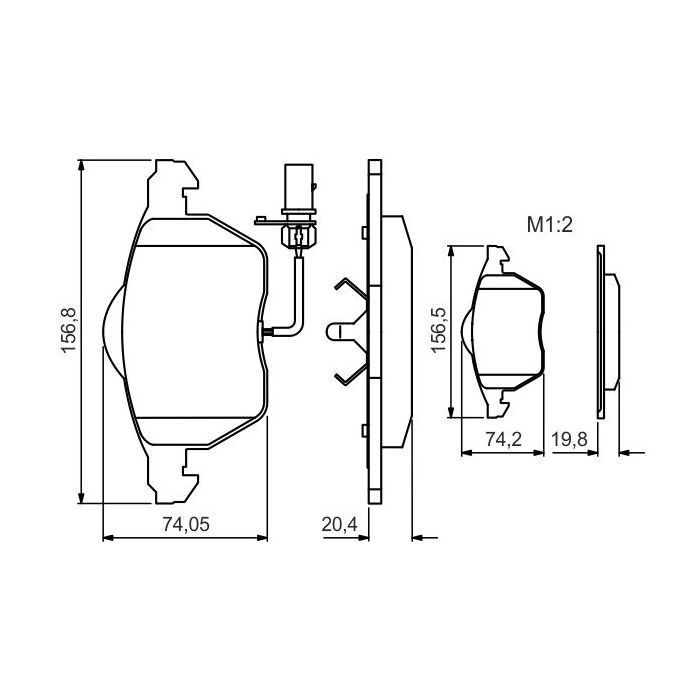 Гальмівні колодки Bosch 0 986 495 241 зображення 7