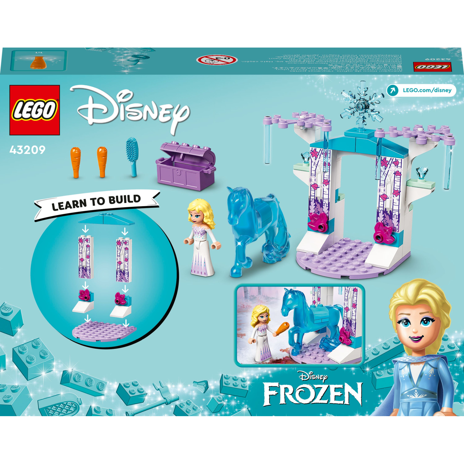 Конструктор LEGO Disney Princess Ледяная конюшня Эльзы и Нокка 53 детали (43209) изображение 6