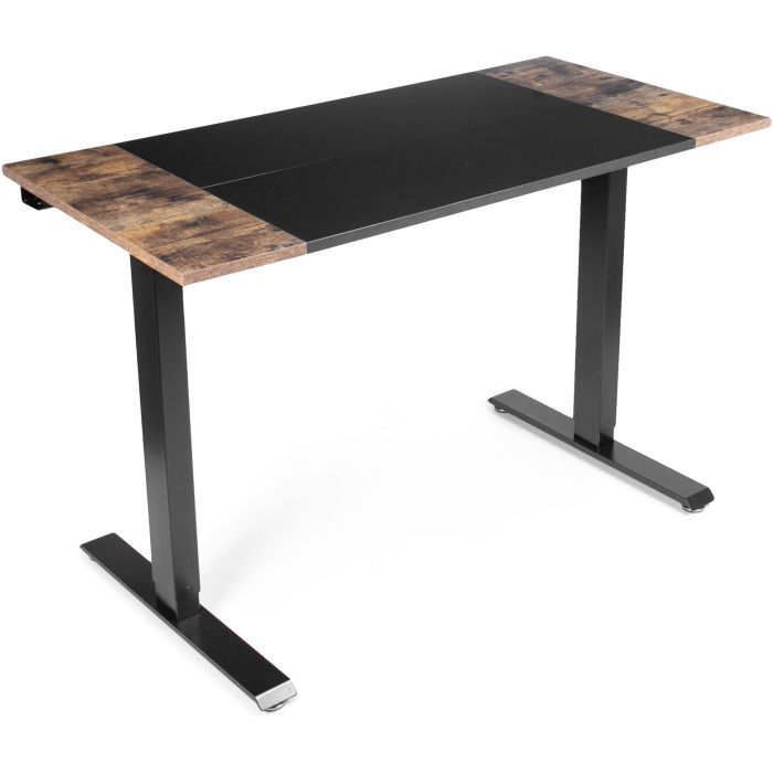 Комп'ютерний стіл Barsky User black/antic wood 1200*600 (VRU_el-01) зображення 2