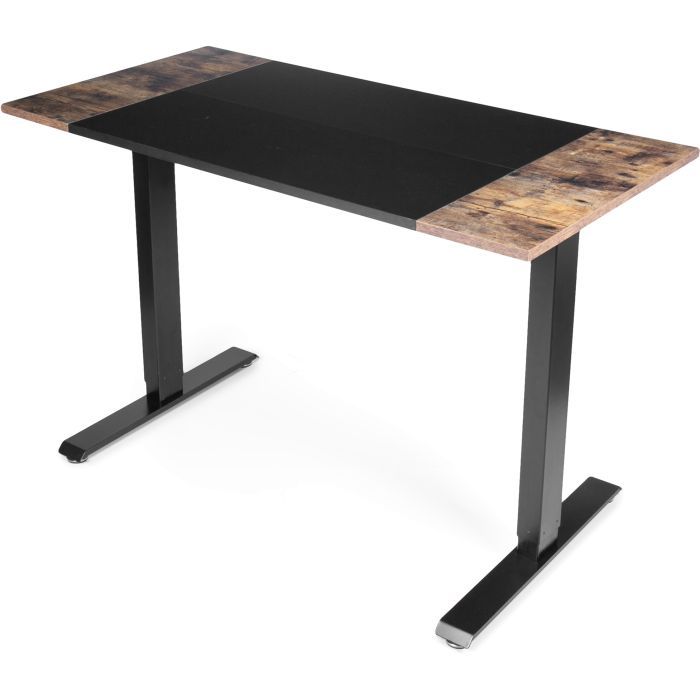 Комп'ютерний стіл Barsky User black/antic wood 1200*600 (VRU_el-01) зображення 3