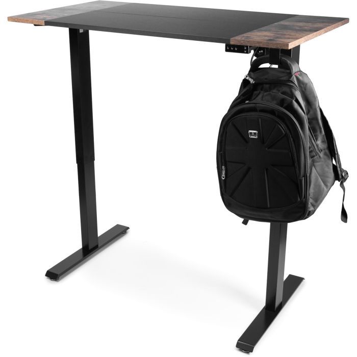 Комп'ютерний стіл Barsky User black/antic wood 1200*600 (VRU_el-01) зображення 9