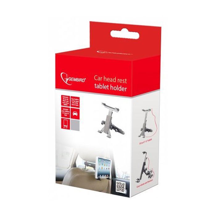 Универсальный автодержатель Gembird для планшета, крепление к подголовнику (TA-CHHR-02) изображение 8
