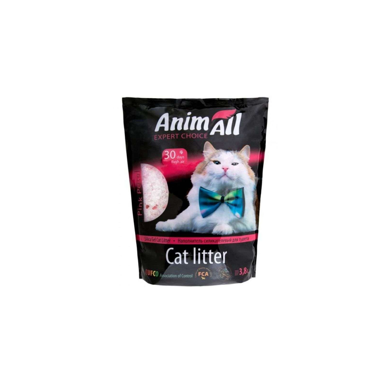 Наполнитель для туалета AnimAll Розовый лепесток силикалевый впитывающий 1.6 кг (3.8 л) (2000981033460)