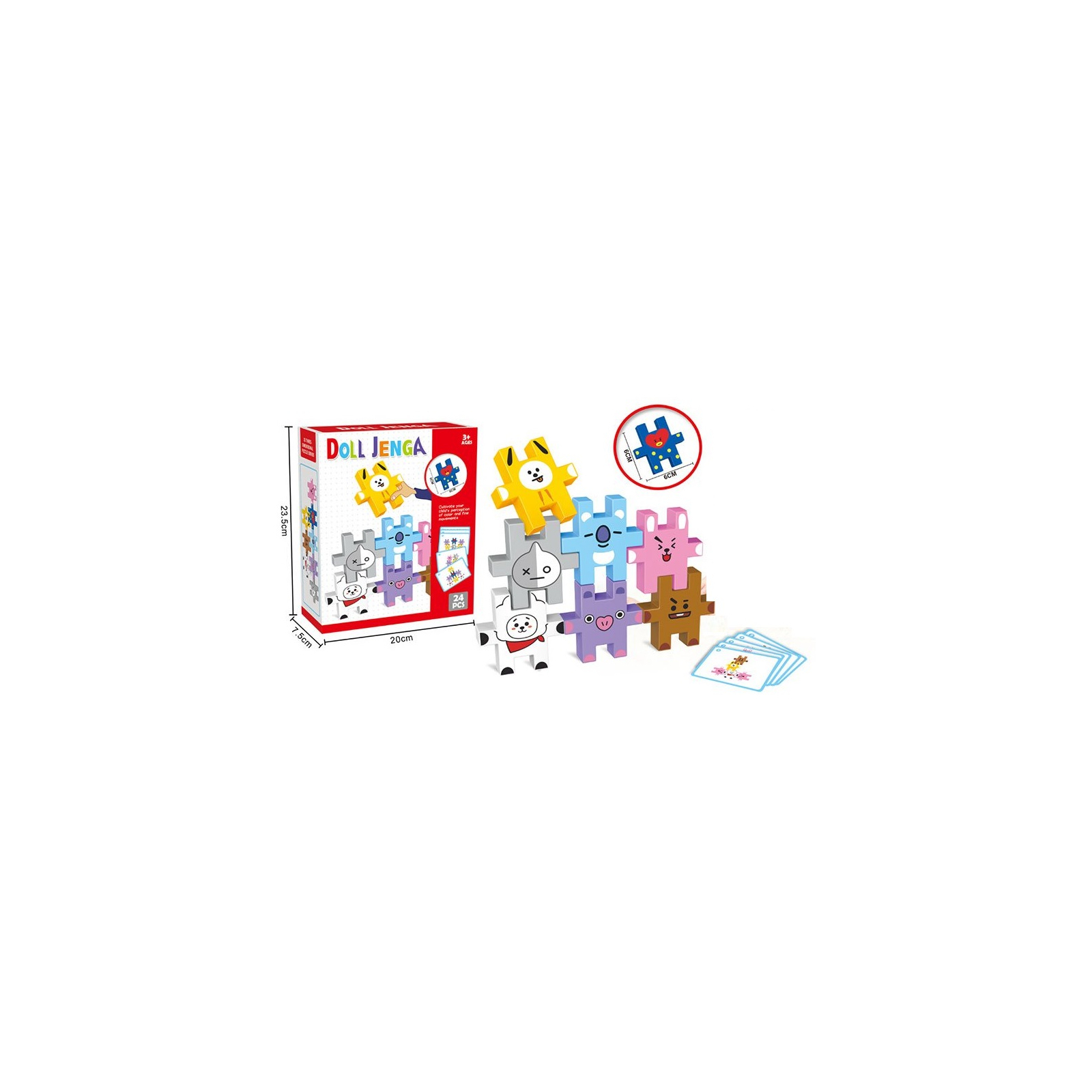 Настольная игра A-Toys Балансирующие блоки 24 деталей (6872)