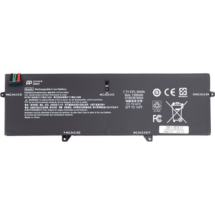 Аккумулятор для ноутбука HP EliteBook X360 1040 G5 (BL04XL) 7.7V 7300mAh PowerPlant (NB461882)
