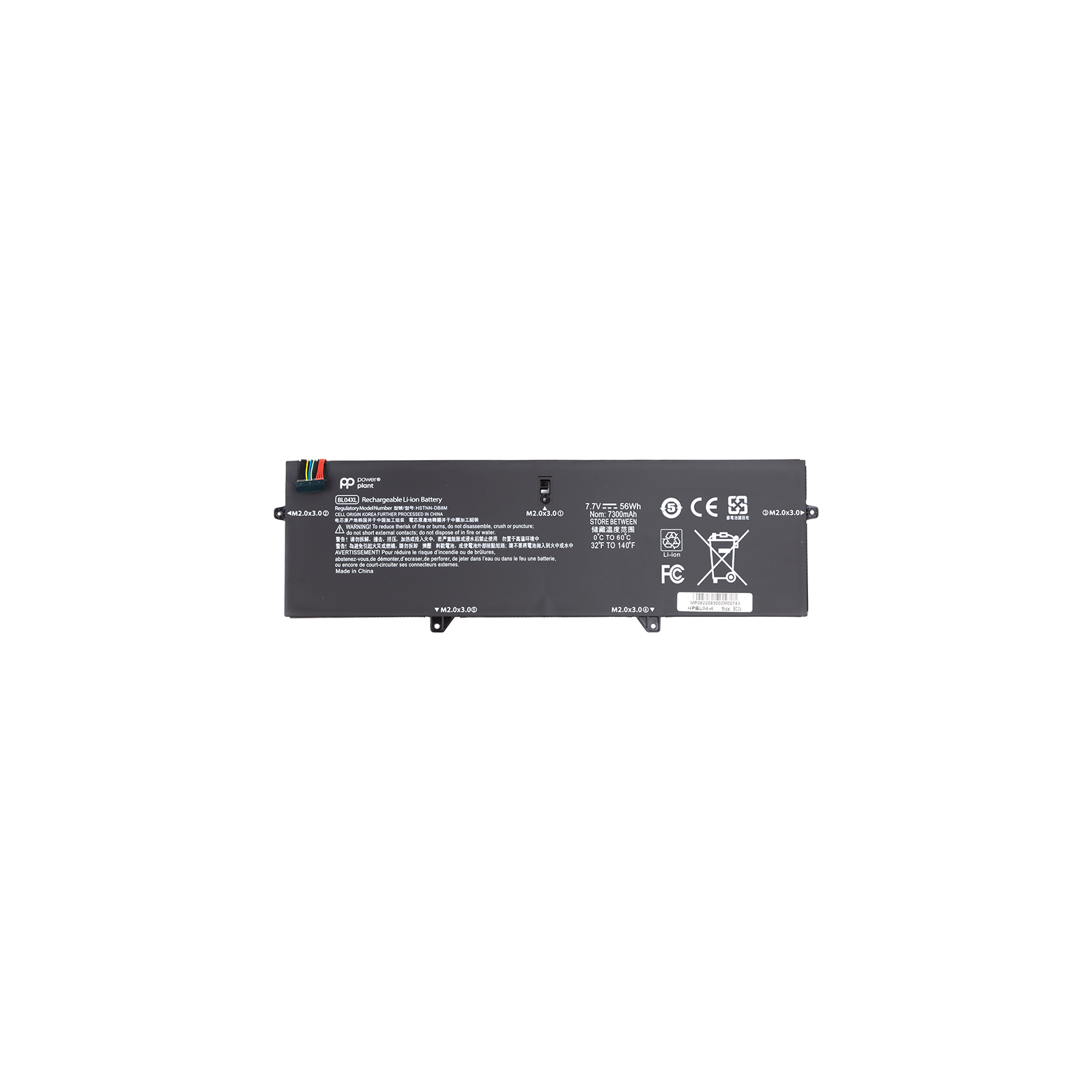 Аккумулятор для ноутбука HP EliteBook X360 1040 G5 (BL04XL) 7.7V 7300mAh PowerPlant (NB461882)