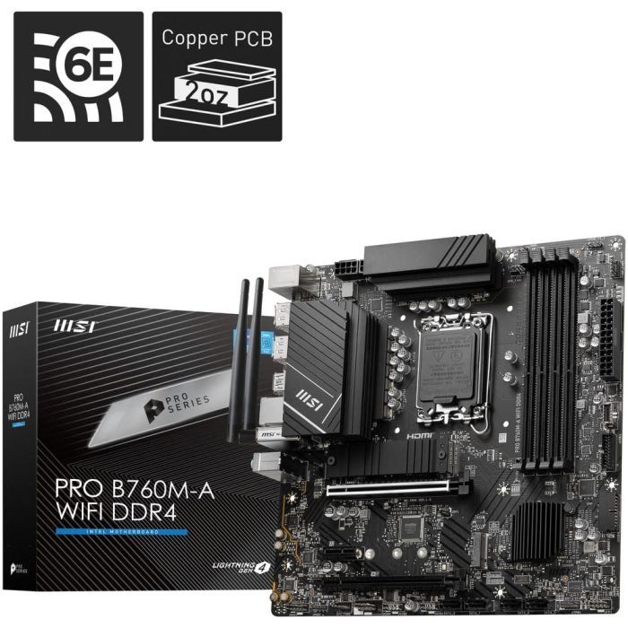 Материнская плата MSI PRO B760M-A WIFI DDR4