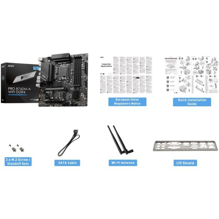 Материнская плата MSI PRO B760M-A WIFI DDR4 изображение 7
