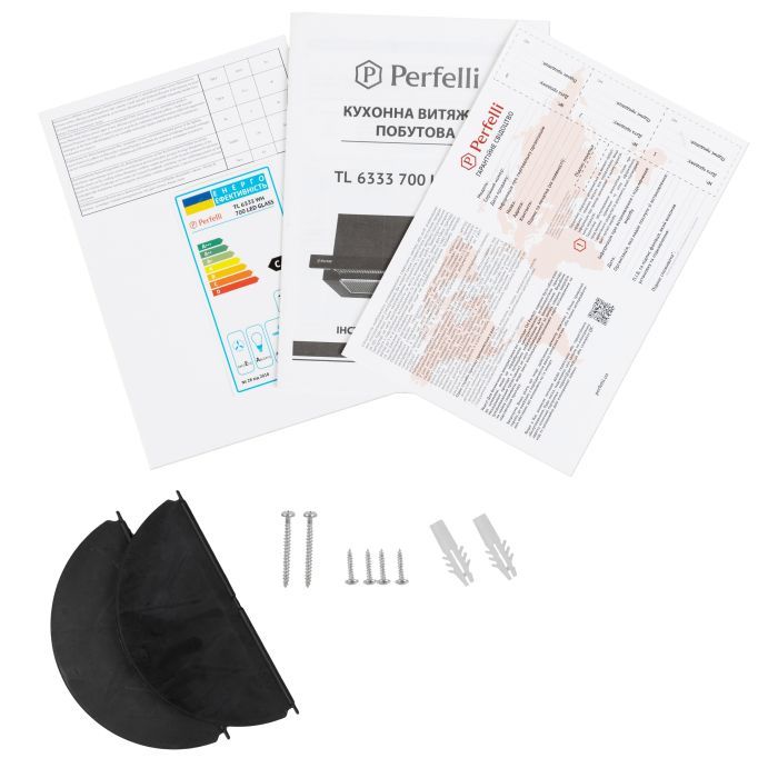 Витяжка кухонна Perfelli TL 6333 BL 700 LED GLASS зображення 11