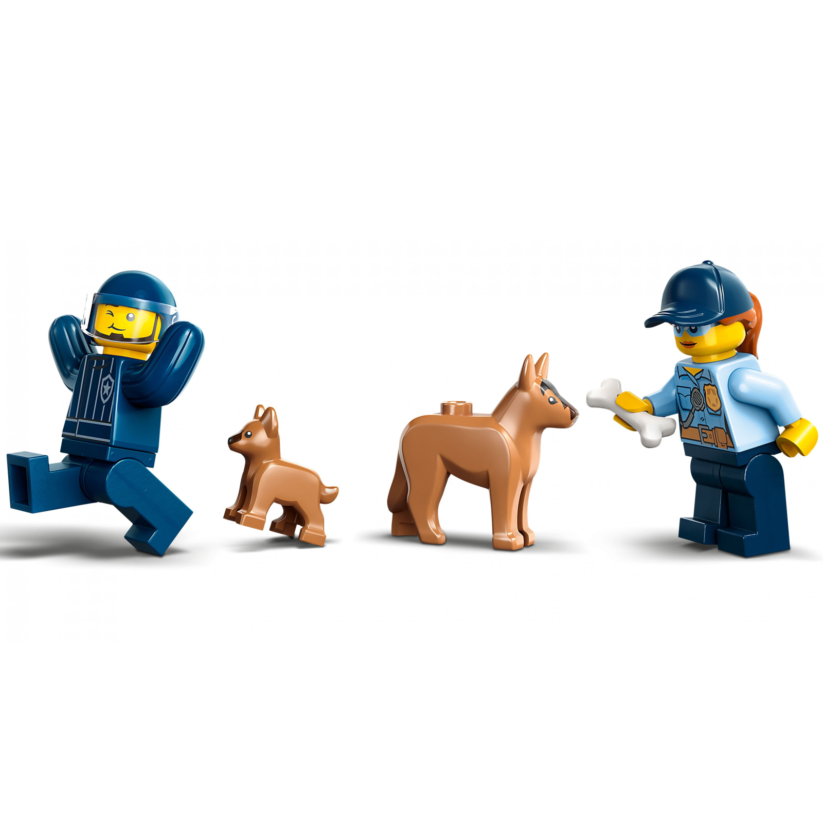 Конструктор LEGO City Мобільний майданчик для дресування поліцейських собак 197 деталей (60369) зображення 3