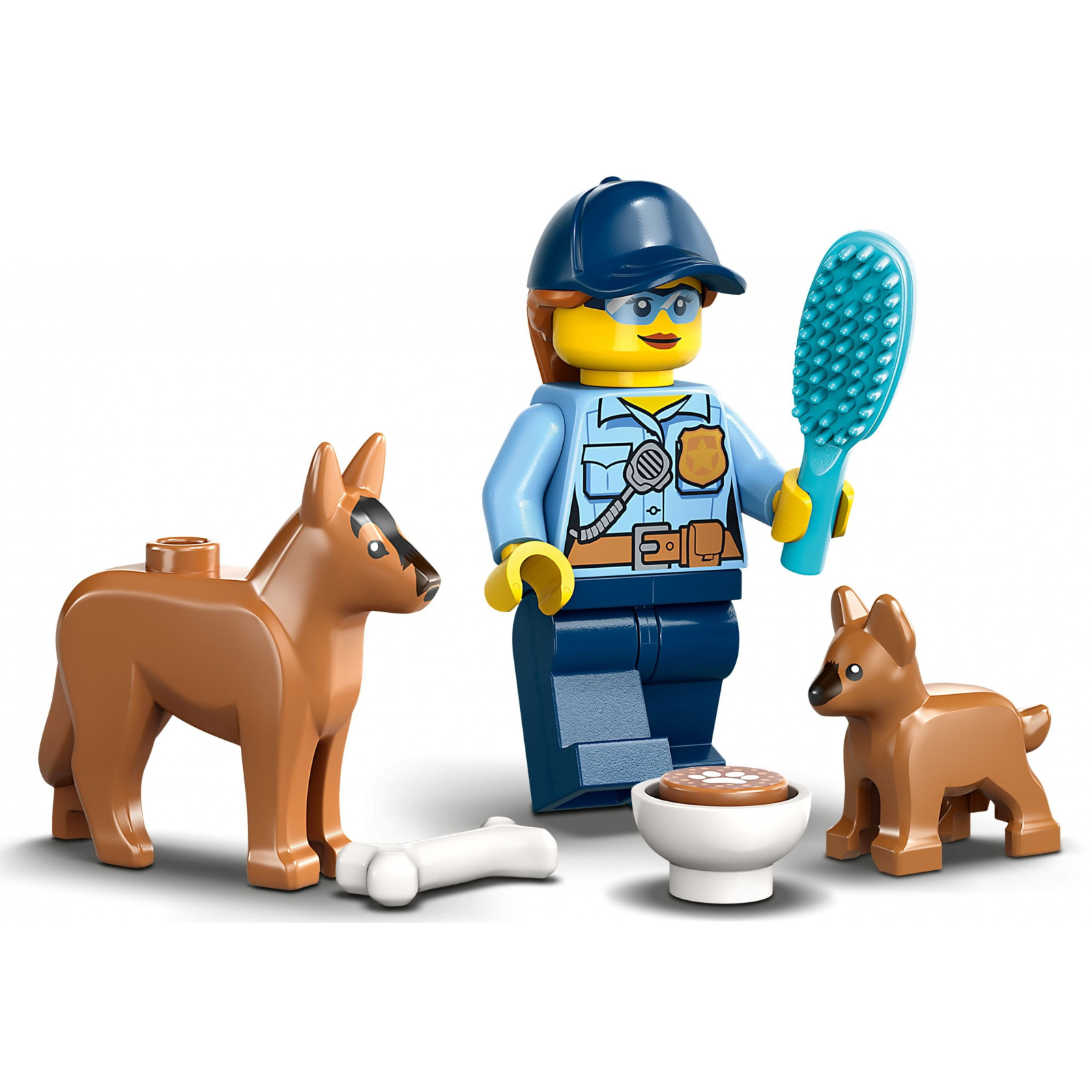 Конструктор LEGO City Мобільний майданчик для дресування поліцейських собак 197 деталей (60369) зображення 5