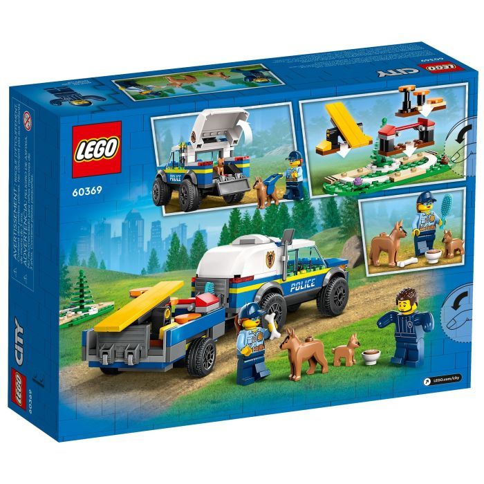 Конструктор LEGO City Мобільний майданчик для дресування поліцейських собак 197 деталей (60369) зображення 8