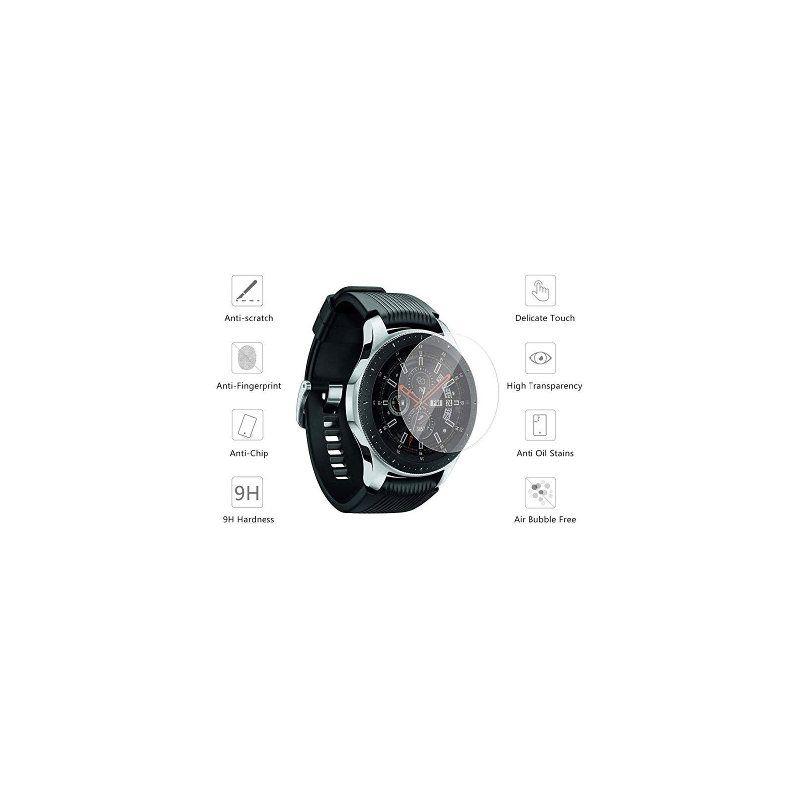 Пленка защитная Drobak Ceramics Samsung Galaxy Watch 42mm (2 шт) (313109) изображение 2