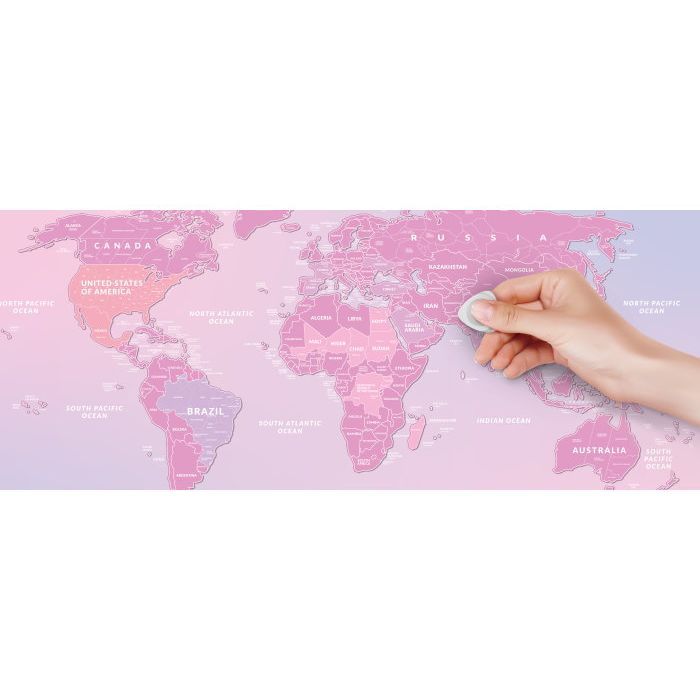 Скретч карта 1DEA.me Travel Map Love World английский (13104) изображение 3