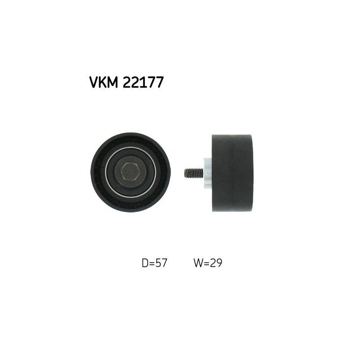 Ролик натяжителя ремня SKF VKM 22177