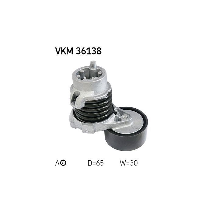 Ролик натягувача ременя SKF VKM 36138 зображення 2