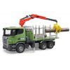 Спецтехніка Bruder лісовоз Scania з краном та колодами 1:16 (03524) зображення 6