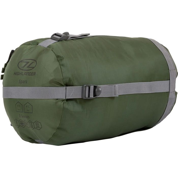 Спальный мешок Highlander Phoenix Spark 150/+4C Olive Green Left (SB242-OG) (929693) изображение 8