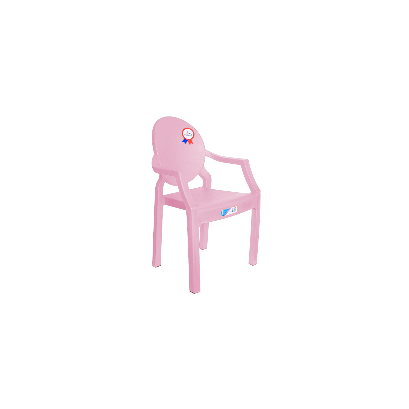 Кресло садовое Irak Plastik детское озорник розовое (4838)
