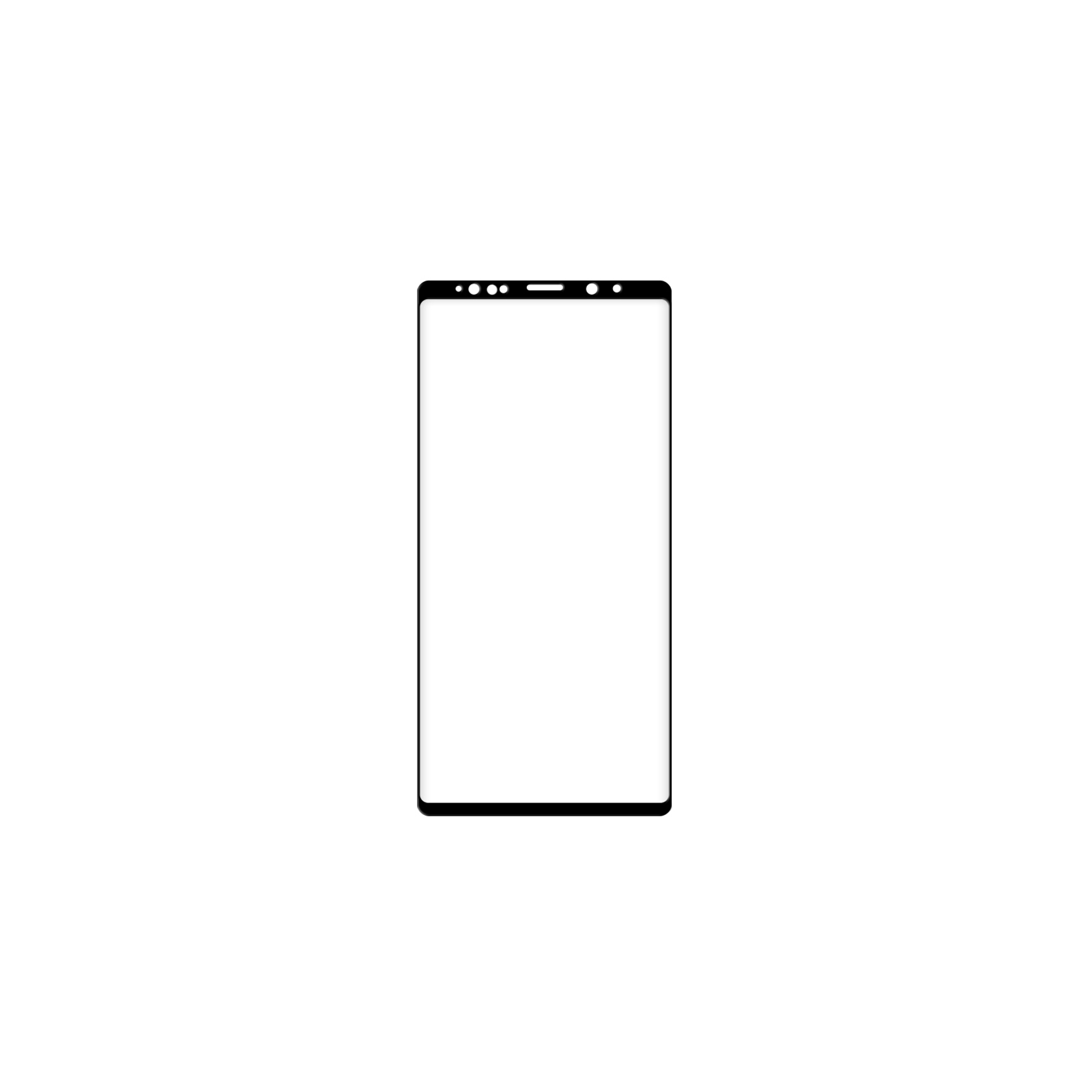 Скло захисне PowerPlant 3D Samsung Galaxy Note 9, Black (GL605392) зображення 2
