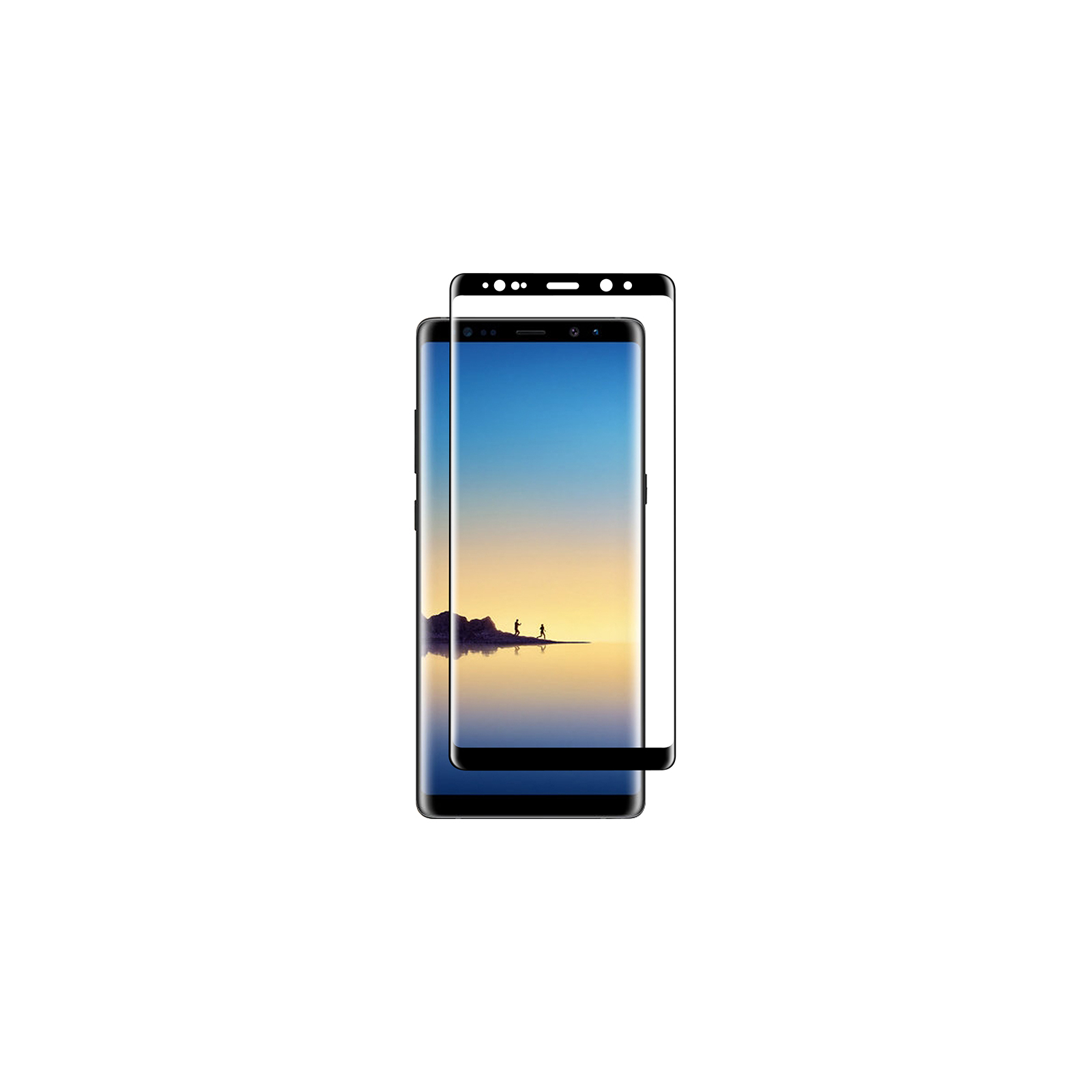 Стекло защитное PowerPlant 3D Samsung Galaxy Note 9, Black (GL605392)