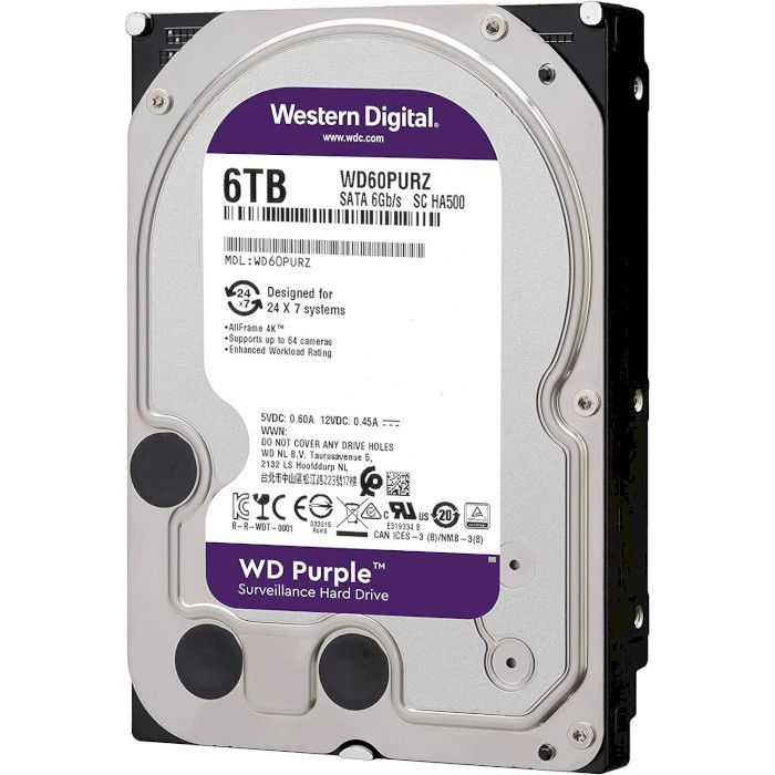 Жесткий диск 3.5" 6TB WD (WD64PURZ) изображение 2