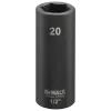 Головка торцева DeWALT IMPACT ударна довга, 1/2 х 20 мм (DT7554)
